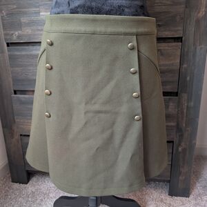 Olive Green Women's Skirt